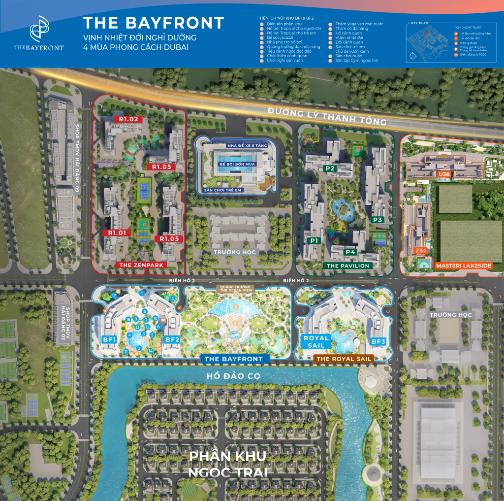 Hệ thống tiện ích The Bayfront